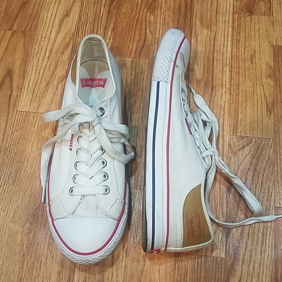 Levi's Other - Mens 11 Levi Low Top White Sneakers